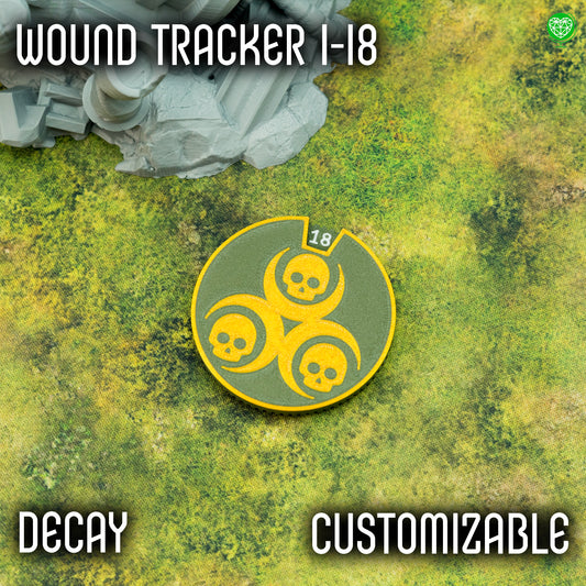 18 wounds tracker for Decay